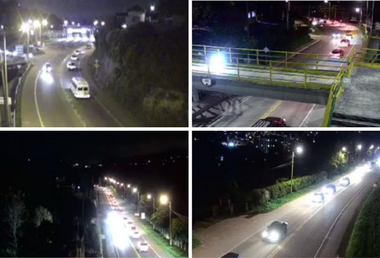 Monumentales trancones en la Vía La Calera - Bogotá: evite la zona