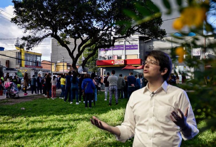 Edil que presenció atentado a Miguel Uribe Edil que presenció atentado a Miguel Uribe