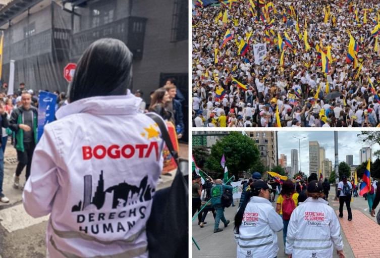 Marchas que paralizarán a Bogotá del 20 al 24 de agosto: evite quedar represado