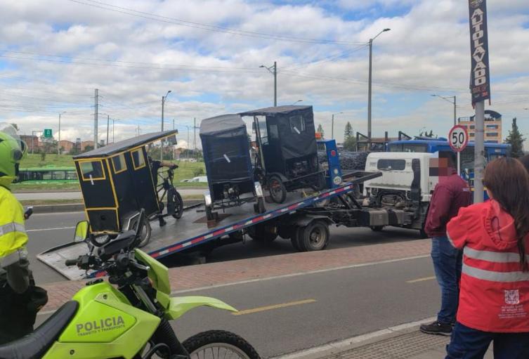 Movilidad se emberraca y saca de circulación a bicitaxis con motor Movilidad se emberraca y saca de circulación a bicitaxis con motor