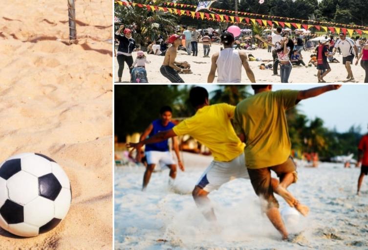 Nueva cancha de fútbol playa