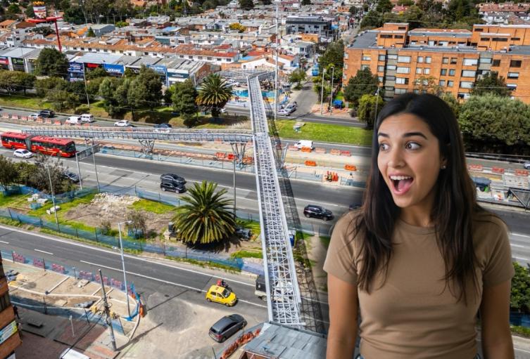 Nuevo puente peatonal del IDU