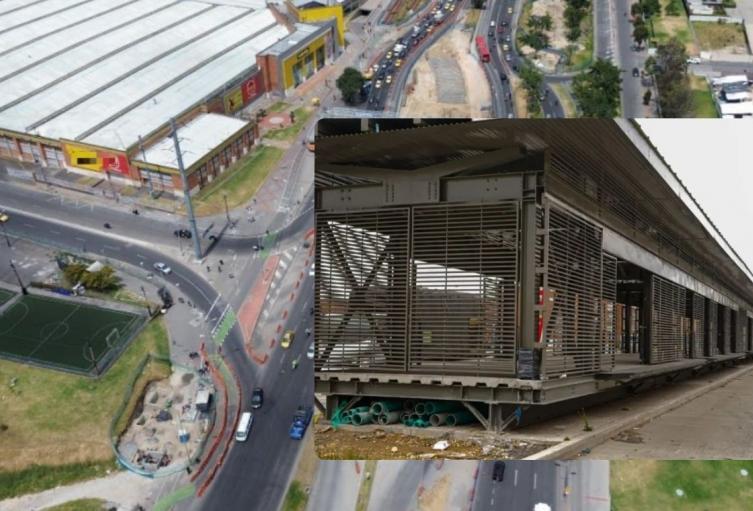 Obra tirada por el IDU deja estación cerrada y usuarios en peligro