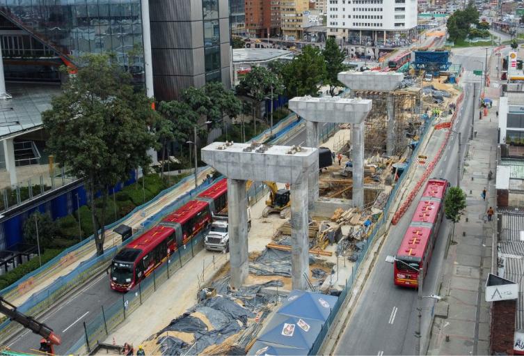 Obras en el Metro de Bogotá Obras en el Metro de Bogotá