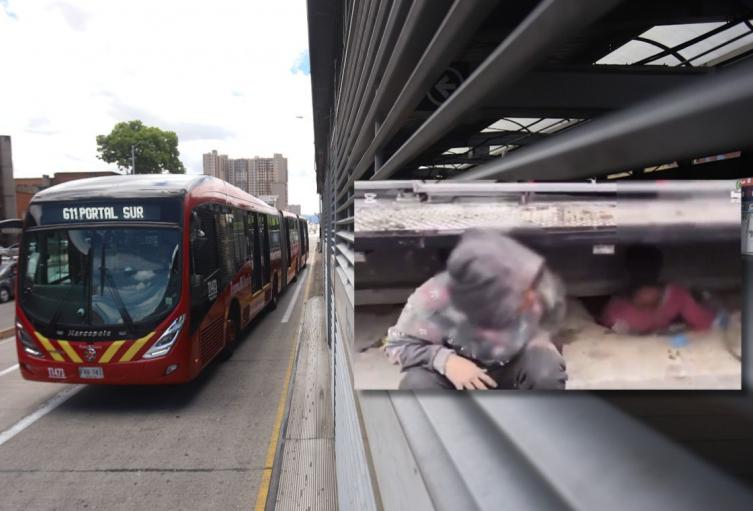 Robo de cables en TransMilenio
