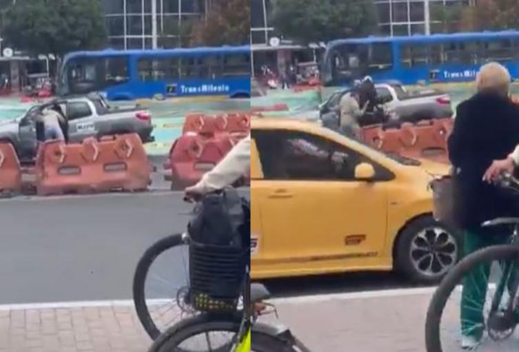 Robo en plena vía Robo en plena vía