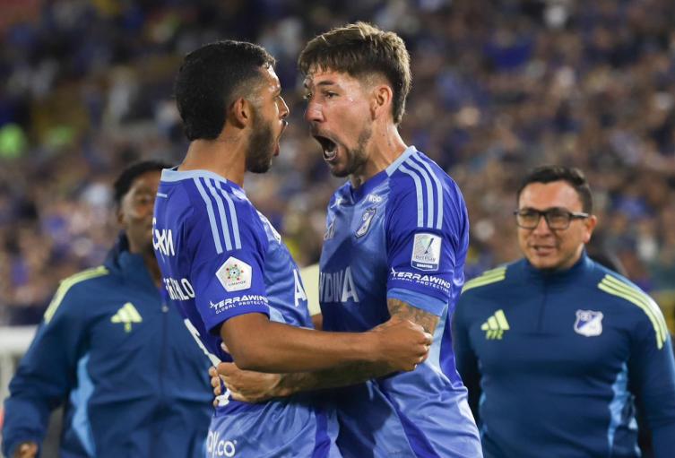 Millonarios enfrenta a Junior en juego válido por la fecha 8 de la liga Betplay II - 2025 en el estadio Nemesio Camacho el Campin. Camila Díaz - RCN Radio