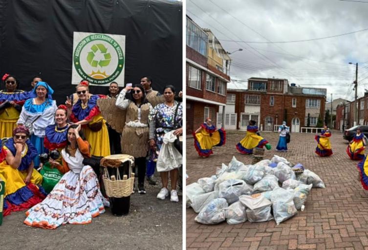 Barrio del sur de Bogotá le apuesta al reciclaje y a un ambiente más limpio