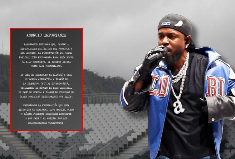 Concierto de Kendrick Lamar en Bogotá fue cancelado a pocas horas del show