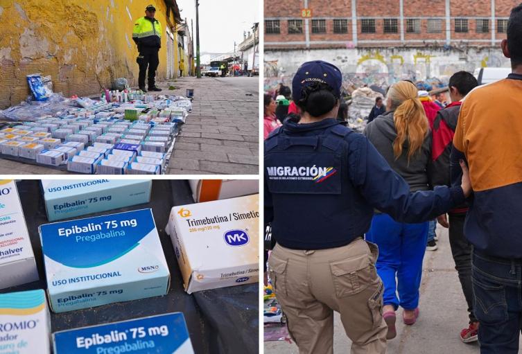 Expulsan a extranjero y decomisan 70 kilos de medicinas vencidas en Kennedy