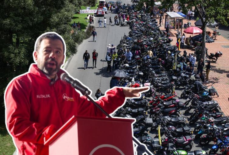 Paro de conductores en Bogotá Carlos Fernando Galán y el paro de conductores en Bogotá