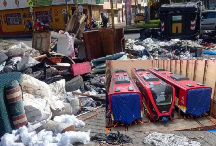Galán pidió fotos del Metro le llegaron de montañas de basura en Bogotá Galán pidió fotos del Metro le llegaron de montañas de basura en Bogotá