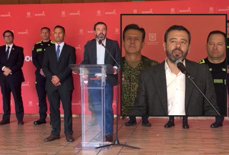 Alcalde Carlos Fernando Galán anuncia llegada de cientos de policías a Bogotá Alcalde Carlos Fernando Galán anuncia llegada de cientos de policías a Bogotá