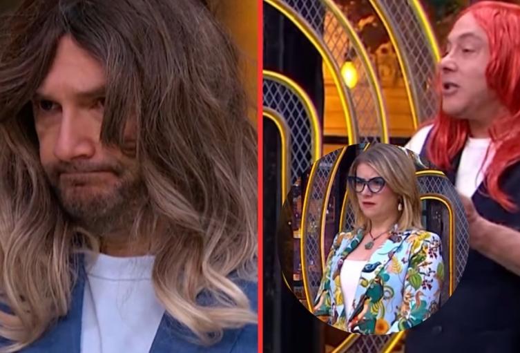 Jorge Rausch y Nicolás de Zubiría con pelucas en MasterChef Celebrity
