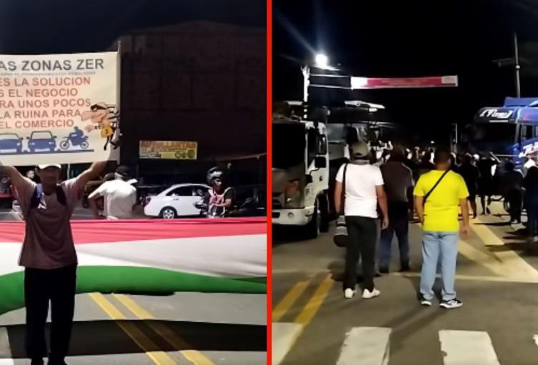 Los manifestantes anunciaron que continuarán con las movilizaciones de manera pacífica