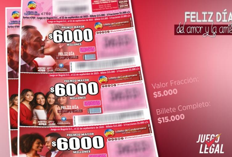 Lotería de Cundinamarca, 22 de septiembre de 2025 Lotería de Cundinamarca, 22 de septiembre de 2025