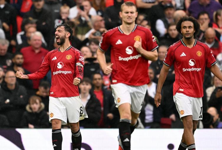 Jugadores del Manchester United