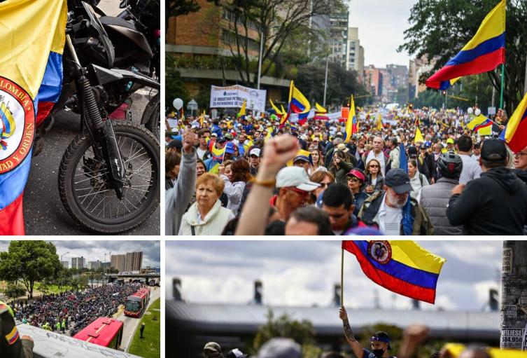 Semana de bloqueos en Bogotá: marchas del 22 al 28 de septiembre Semana de bloqueos en Bogotá: marchas del 22 al 28 de septiembre