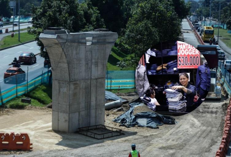 Obras en Bogotá han afectado a negocios