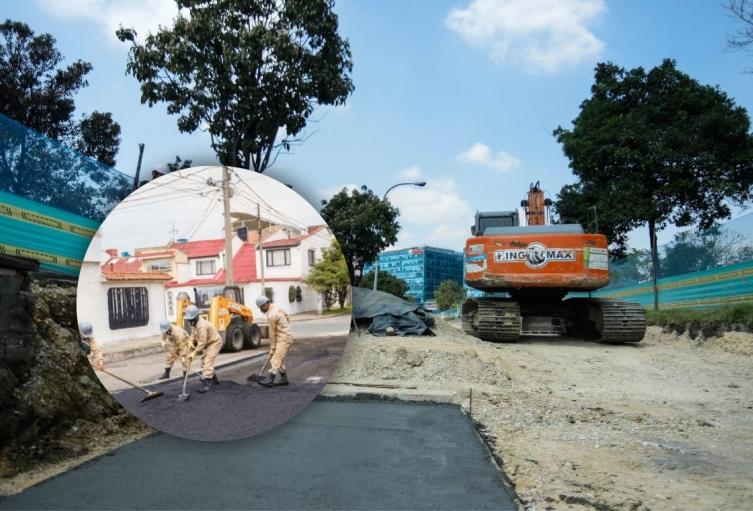 Obras en la malla vial de Bogotá
