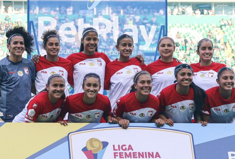 Santa Fe femenino en la final de la Liga BetPlay 