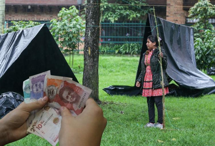 Indígenas Emberá asentados en el Parque Nacional