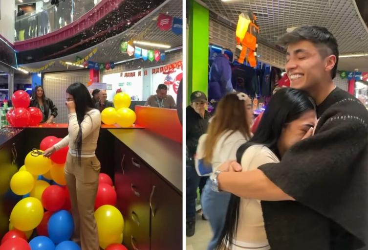 Influencer le brindó ayuda a vendedora ambulante