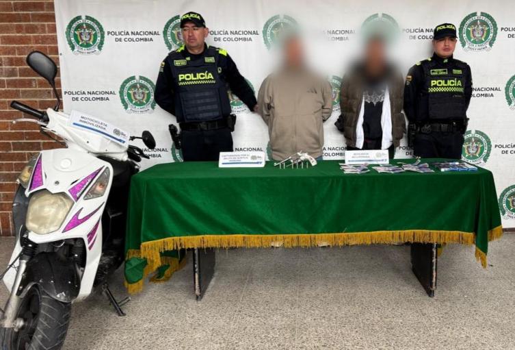 Capturados por hurto en Bogotá
