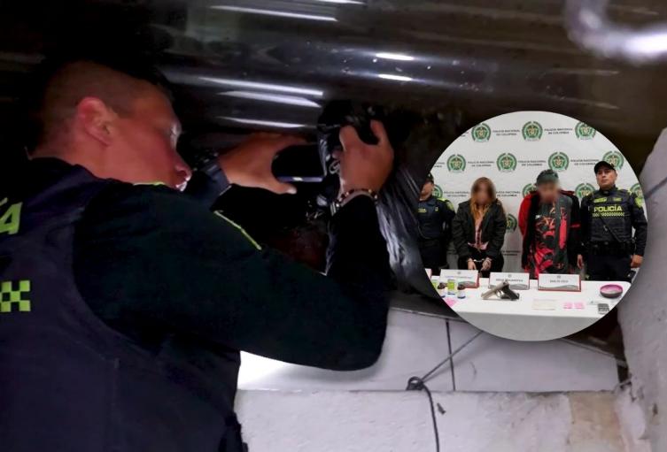 Fábrica de drogas en barbería Policía incautando drogas en San Cristóbal