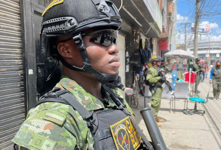 Uniformado del Gaula Militar