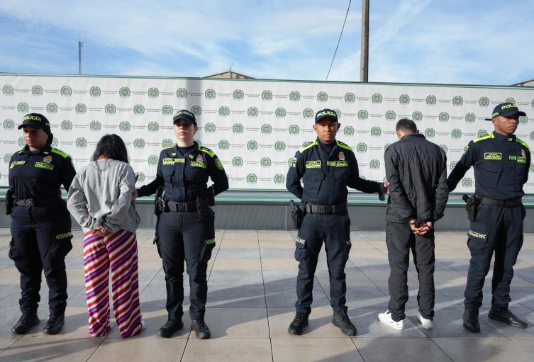 Capturados por terrorismo en Bogotá  Capturados por terrorismo en Bogotá