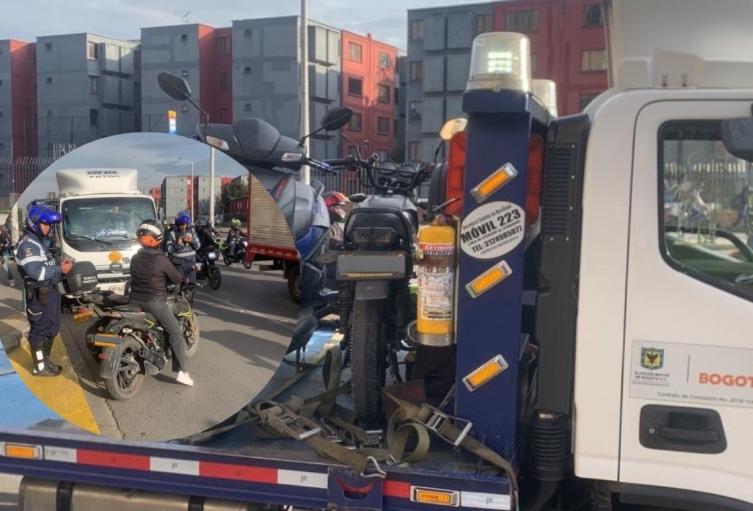 Montaron tremenda vigilancia a motos los pillan apenas se suben al andén Montaron tremenda vigilancia a motos los pillan apenas se suben al andén