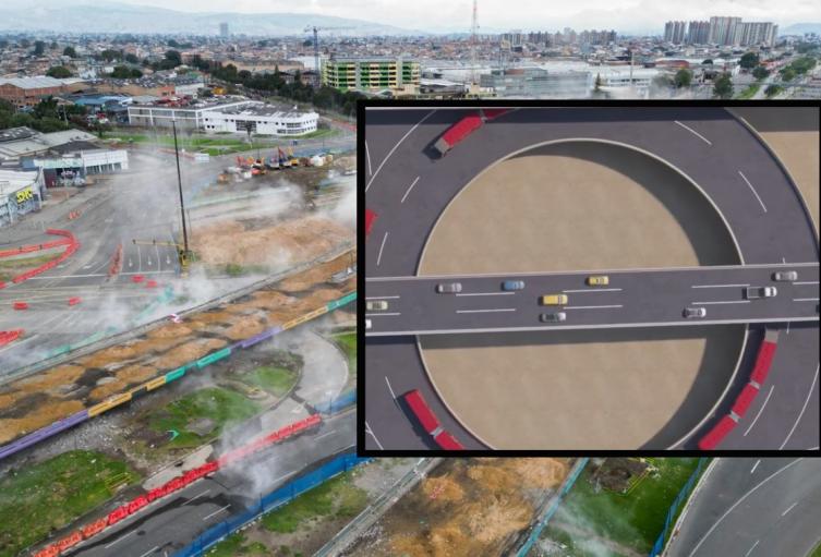 ¿Cómo será la nueva calle 13 tras la implosión de los puentes en Puente Aranda?