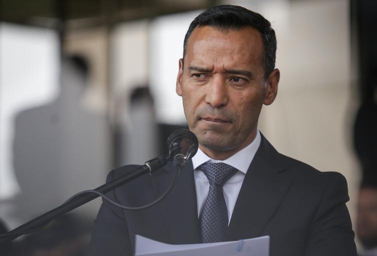 El ministro de Defensa, Pedro Sánchez, rechazó los actos de violencia registrados en Bogotá.