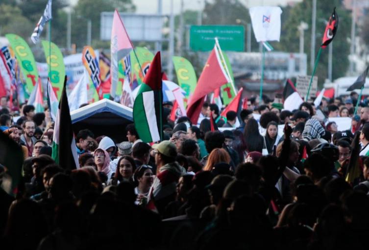 Protesta en Bogotá, 7 de octubre de 2025