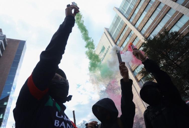 Protestas en Bogotá, 15 al 17 de octubre de 2025 Protestas en Bogotá, 15 al 17 de octubre de 2025
