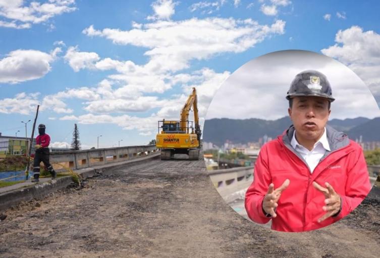 Puentes al piso en segundos obra en av. Américas con un año de ventaja