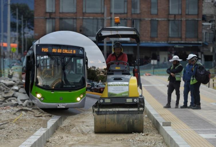 Troncal Avenida 68 Obras en la Troncal Avenida 68