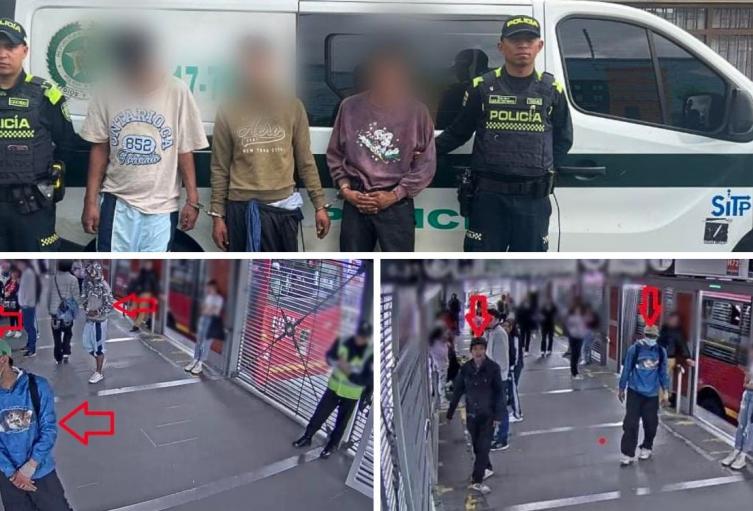 Cayeron pillos que tenían azotados a pasajeros de TransMilenio Cayeron pillos que tenían azotados a pasajeros de TransMilenio