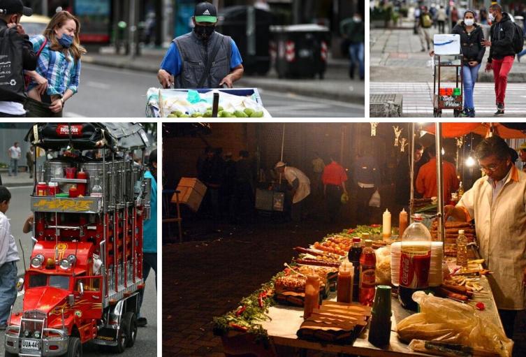 Vendedores ambulantes en Bogotá denuncian crisis por desalojos