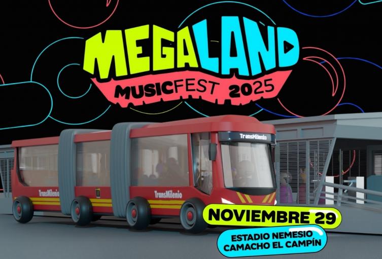 Rutas de TransMilenio para el Megaland 2025