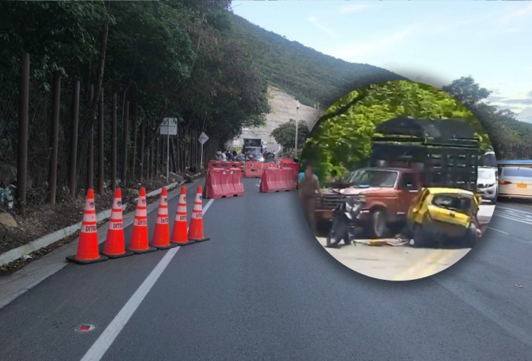 Accidente en la vía Bogotá - Girardot