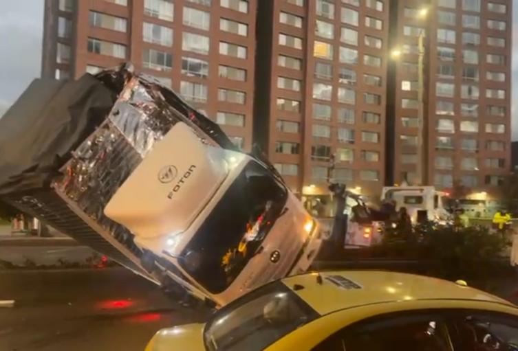 Siniestro vial en Usaquén