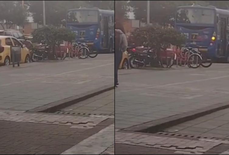 Caos por mal parqueados en Bogotá