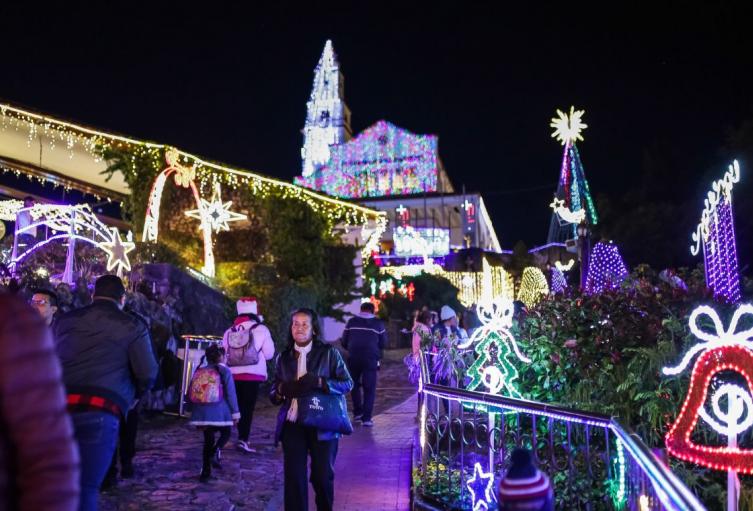 Cerro de Monserrate en Navidad