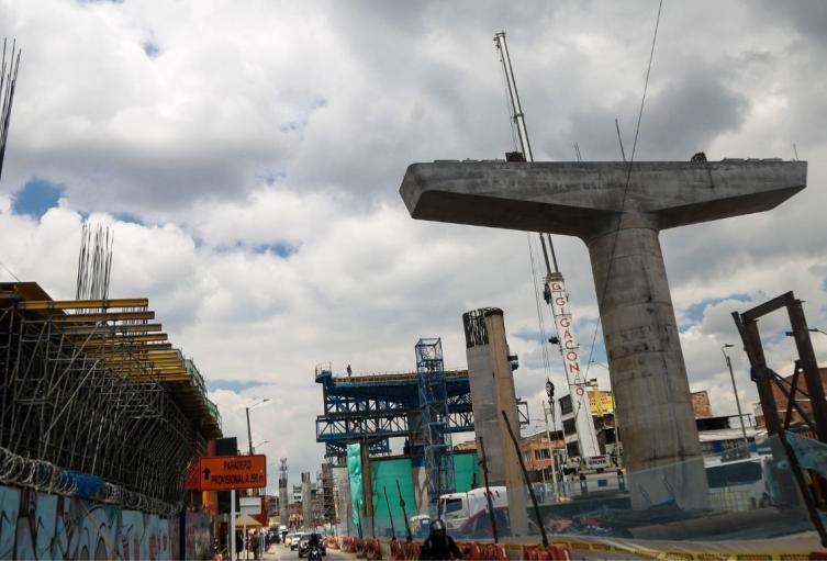 Cierres viales por obras del Metro de Bogotá