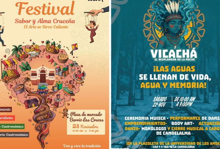 Agenda cultural de Barrios Vivos en Santa Fe y La Candelaria