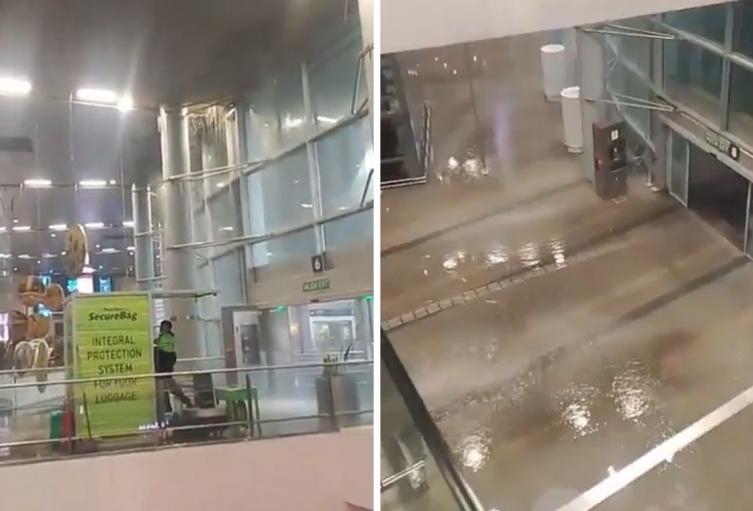 Inundaciones en el aeropuerto El Dorado