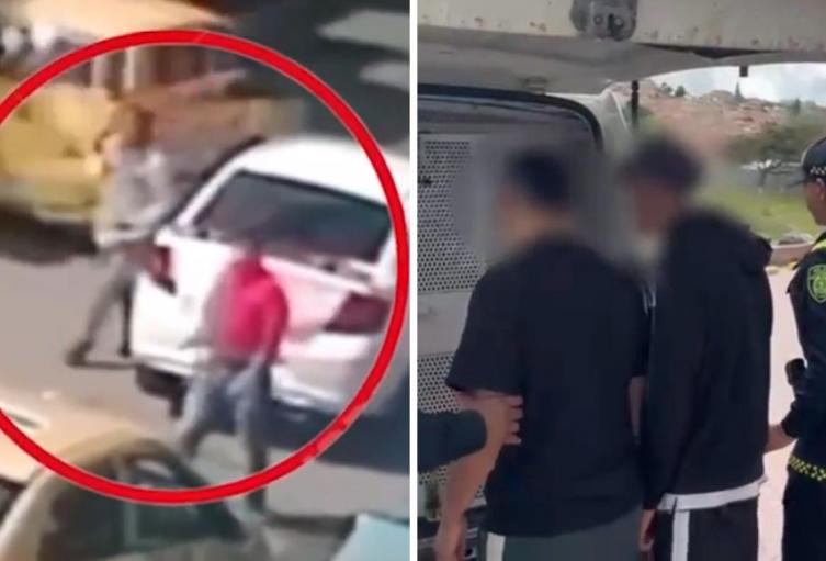 Ladrones de vehículos capturados