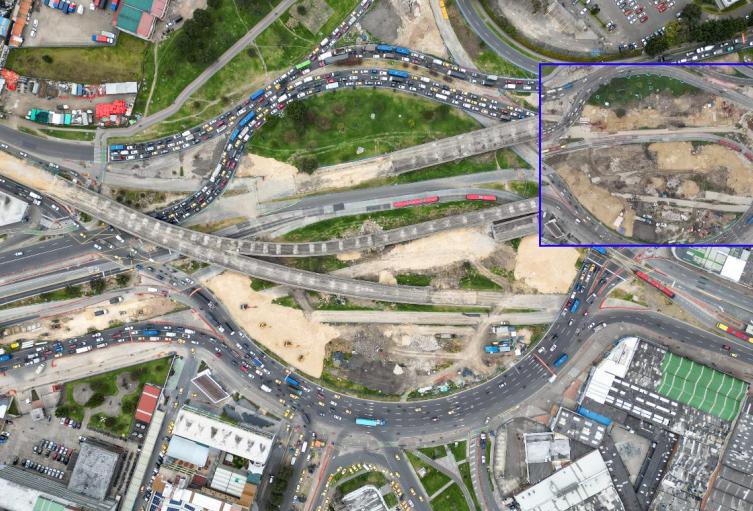 La implosión en Puente Aranda